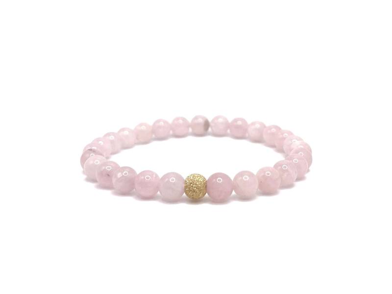 Rosa Morganit Armband Silber Gold Edelstein Rosa Morganit Armband Silber Gold Edelstein von Seelenwohl