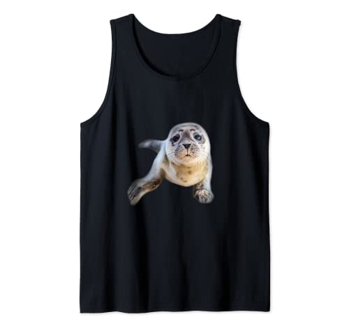 Seehund Baby Robbe Nordsee Geschenk Tank Top von Seelöwe Seerobben Geburtstag Geschenkidee