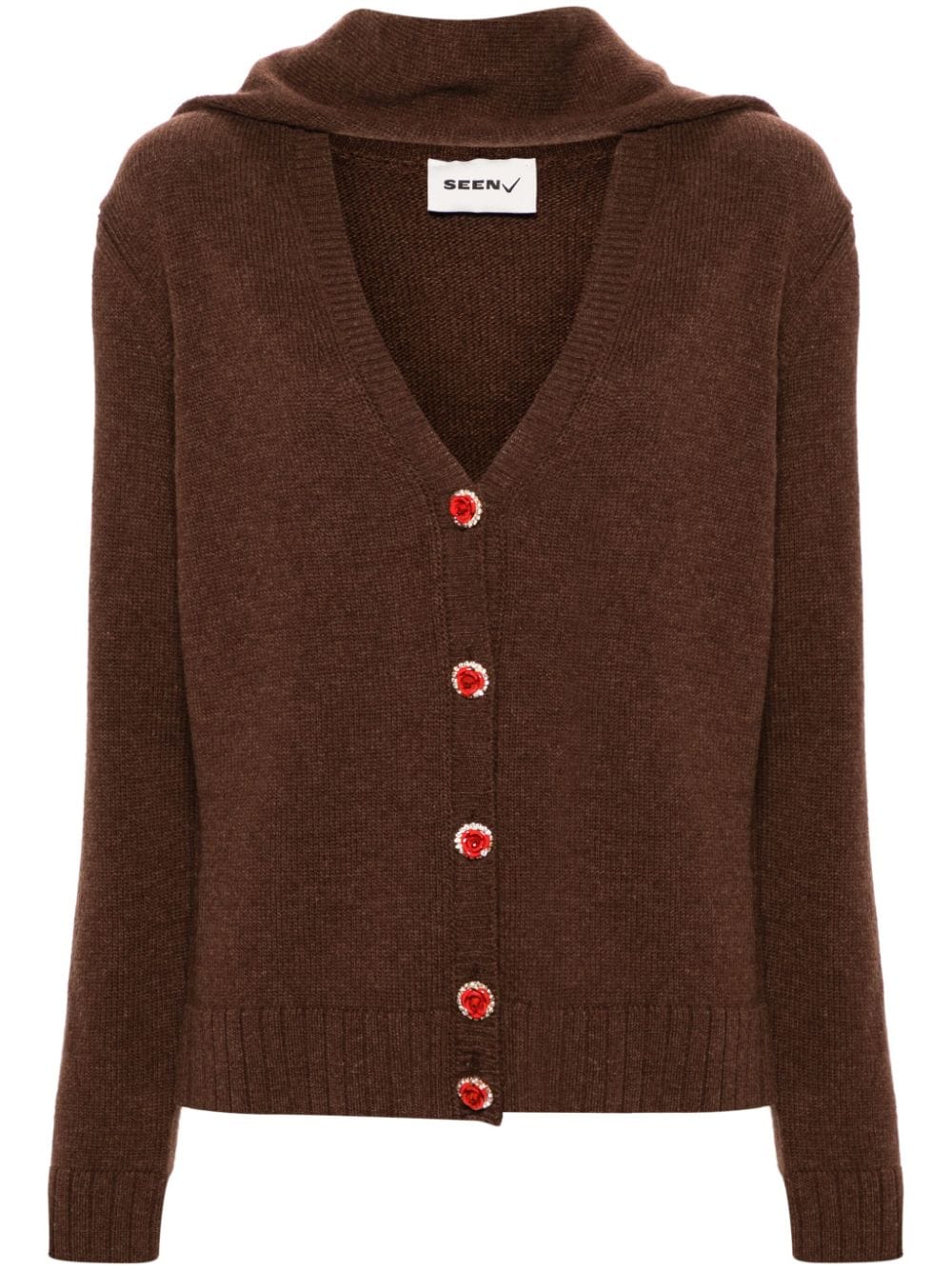 Seen Users Nostalgia Cardigan - Braun von Seen Users