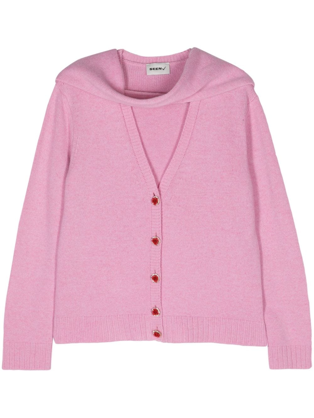 Seen Users Nostalgia Cardigan - Rosa von Seen Users