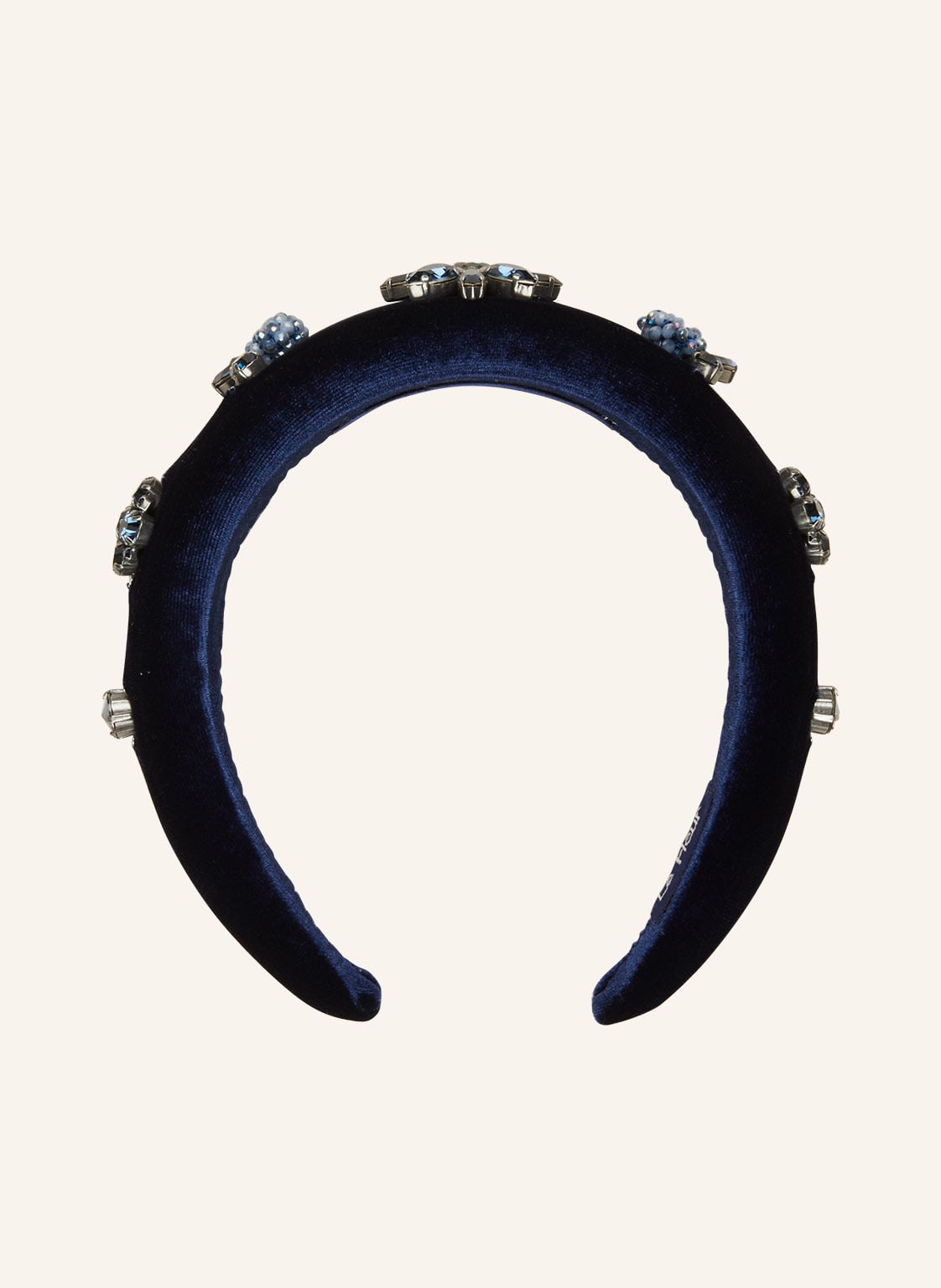 Seenberg Haarreif Aus Samt Mit Schmucksteinen blau Seenberg Haarreif Aus Samt Mit Schmucksteinen blau von Seenberg