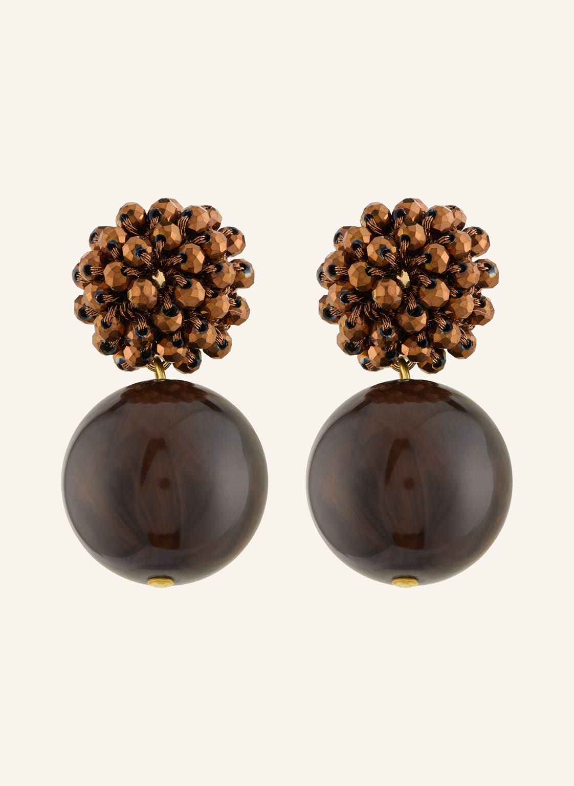 Seenberg Ohrhänger braun von Seenberg