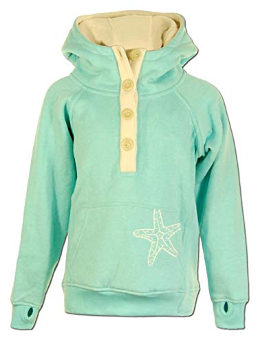 SEESTERN CHEN Kinder Kapuzen Sweat Shirt Kapuzen Pullover Hoody Sweater 92-128/2001 Mint 110-116 von Seestern Sportswear