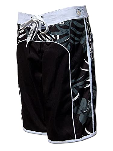 SEESTERN Damen Microstrech Boardshorts Surfshorts Boardshort Badehorts XS-4XL /2123 Schwarz 3XL von Seestern Sportswear