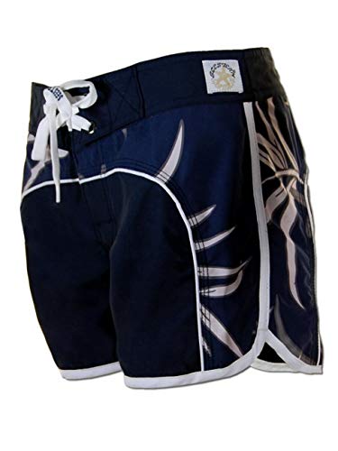 SEESTERN Damen Microstrech Boardshorts Surfshorts Boardshort Badehorts XS-4XL /1422 Blau 3XL von Seestern Sportswear