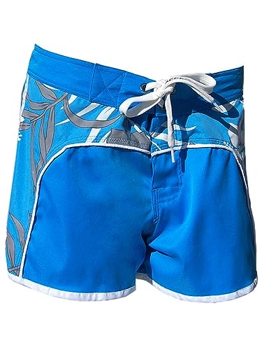 SEESTERN Damen Microstrech Boardshorts Surfshorts Boardshort Badehorts XS-4XL /1422 Hellblau 2XL von Seestern Sportswear