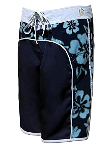 SEESTERN Damen Microstrech Boardshorts Surfshorts Boardshort Badehorts XS-4XL /2124 Blau 3XL von Seestern Sportswear