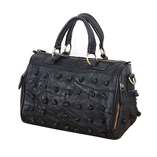 Segater® Damen Multicolor Umhängetasche Bunte Patchwork Rind Leder Handtasche 2019 NEU TOP Bewertet von Segater