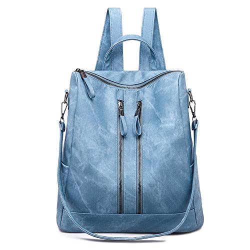 Segater® Frauen Rucksack 2-Wege-Cabrio-Umhängetaschen Mode Leder Geldbörse Damen Reise Hochschultasche Rucksackhandtaschen von Segater