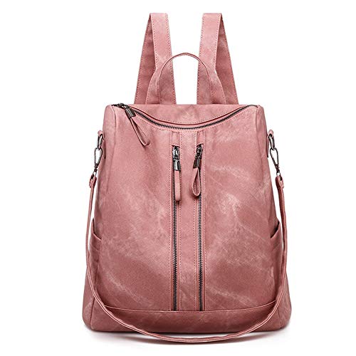 Segater® Frauen Rucksack 2-Wege-Cabrio-Umhängetaschen Mode Leder Geldbörse Damen Reise Hochschultasche Rucksackhandtaschen von Segater