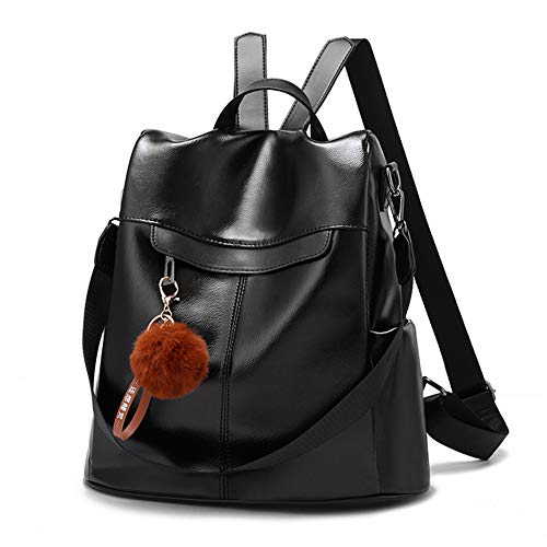 Segater® Frauen Rucksack 2-Wege-Cabrio-Umhängetaschen Mode Leder Geldbörse Damen Reise Hochschultasche Rucksackhandtaschen von Segater