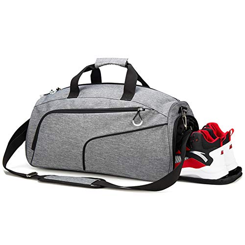 Segater® Sport Sporttasche wasserdichte Reisetaschen mit Schuhfach Männer Reisetasche mit Schuhfach Gym Fitness Tasche mit Rucksack Handgepäck Weekender Groß für Herren und Frauen von Segater