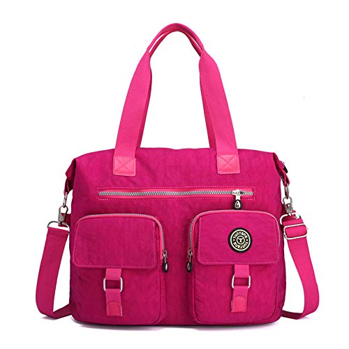 Segater Frauen Umhängetaschen, Damen Crossbody Handtasche mit Taschen Wasserdichte Nylon Casual Handtasche Leichte Taschen von Segater