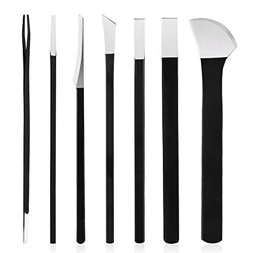 Segbeauty Pediküre-Set, 7pcs Pediküre-Messer-Set mit PU-Aufbewahrungstasche, Werkzeuge für eingewachsene Zehennägel，Professionelle Fußreparatur-Set mit scharfer Klinge, Nagelmesser aus Manganstahl von Segbeauty