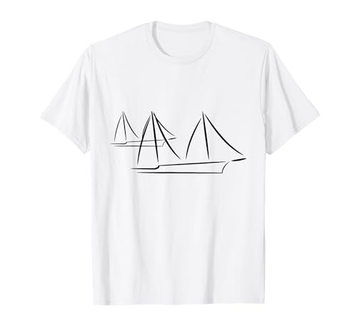 SAILoholic, segeln Damen Segelboot Zubehör Nautik Segler T-Shirt von Segelboot-Geschenke Segelkleidung Segeln Zubehör