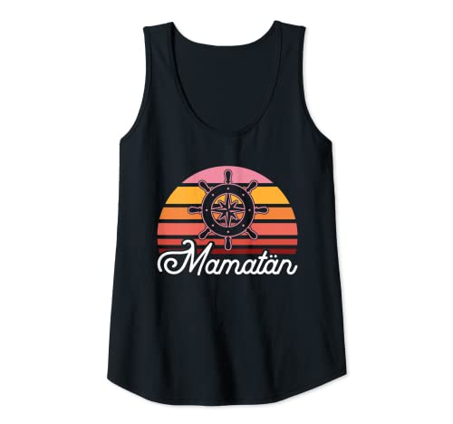 Damen Mamatän Kapitänin Boot Tank Top Damen Mamatän Kapitänin Boot Tank Top von Segelboot Shop für Kapitänin