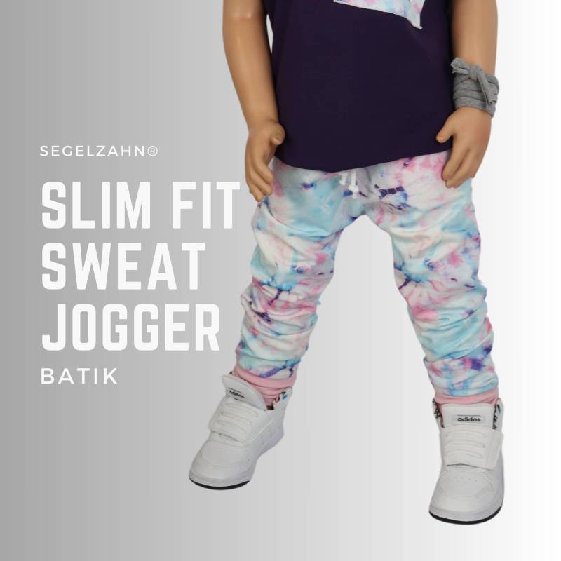 Slim Fit Jogger Mädchen/Batik Sweathose Kind Baby Hosen Segelzahn Kinderhose Batikhose Mädchenhose Kinderkleidung von Segelzahn