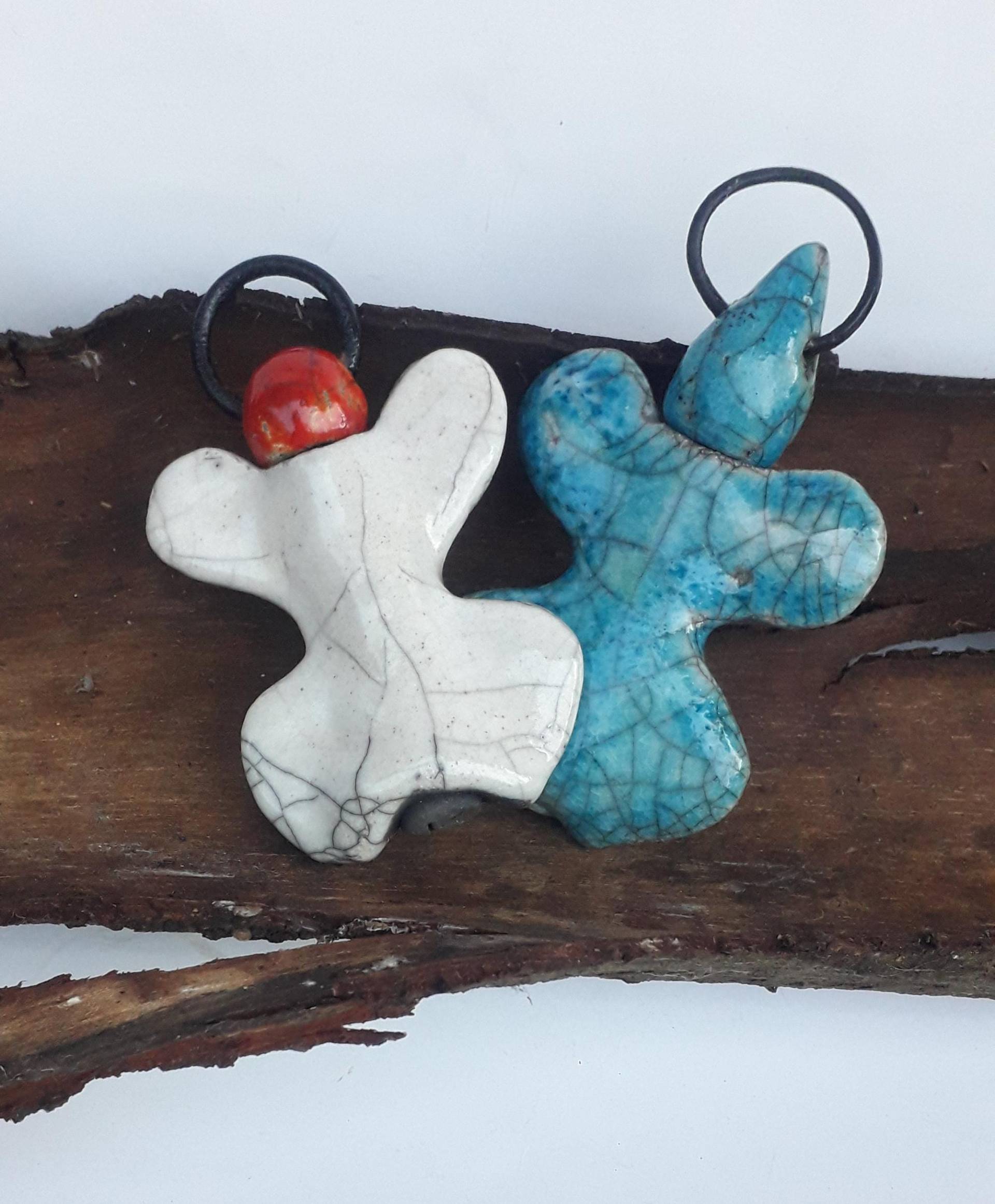 Parfümhalter. Anhänger Aus Raku-Keramik von SegnidiTerra