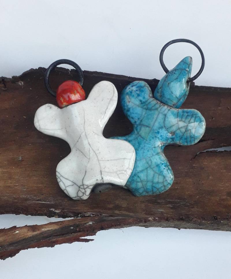 Parfümhalter. Anhänger Aus Raku-Keramik von SegnidiTerra