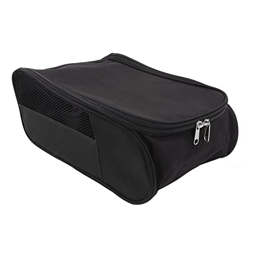 Golfschuhbeutel staubdesfestem tragbares Golfschuh -Aufbewahrungsbeutel für Reisen Frauen Polyester Leichtes Faltungsdesign Große Öffnung (Alles schwarz) von Segrehy