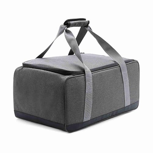 Segrehy Camping -Kochgeschirrtasche langlebiger Leichter Kochutensilien Organizer Einkaufstasche mit einstellbaren Partitionen für Camping -Camping -Wanderwanderung im Freien 33 -L (L) von Segrehy