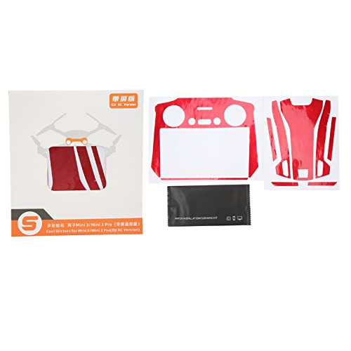 Segrehy RC -Drohnenaufkleber lebiger PVC Bright Color Haut Wrap 3 (Aurora rot) von Segrehy