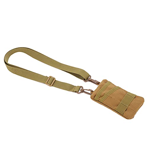 Tragbares Reisen Reißverschluss Taillenbeutel wasserdicht im Freien EDC Molle Pouch Wallet für Camping -Wandern aus Nylonmaterial Größe 15 x 10 x 2 cm (Bodenfarbe) von Segrehy