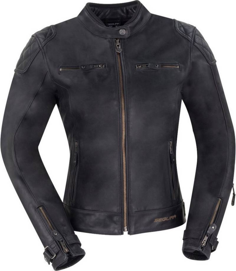 Segura Motorradjacke Subotai Damen Motorrad Lederjacke herausnehmbares Innenfutter von Segura