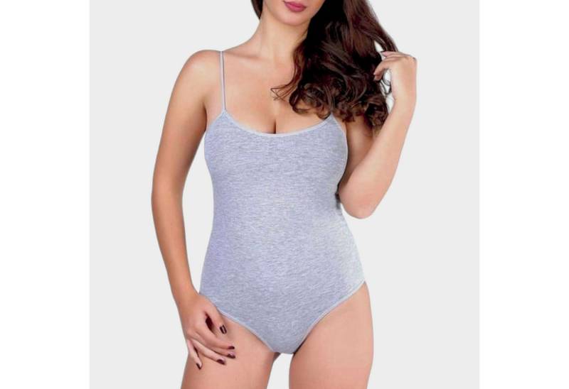 Seher/Tutku Body 3er Pack Damen Bodys mit Spaghettiträgern - Trägerbody schmale Träger (Set, 3er Pack) Hackenverschlüsse von Seher/Tutku