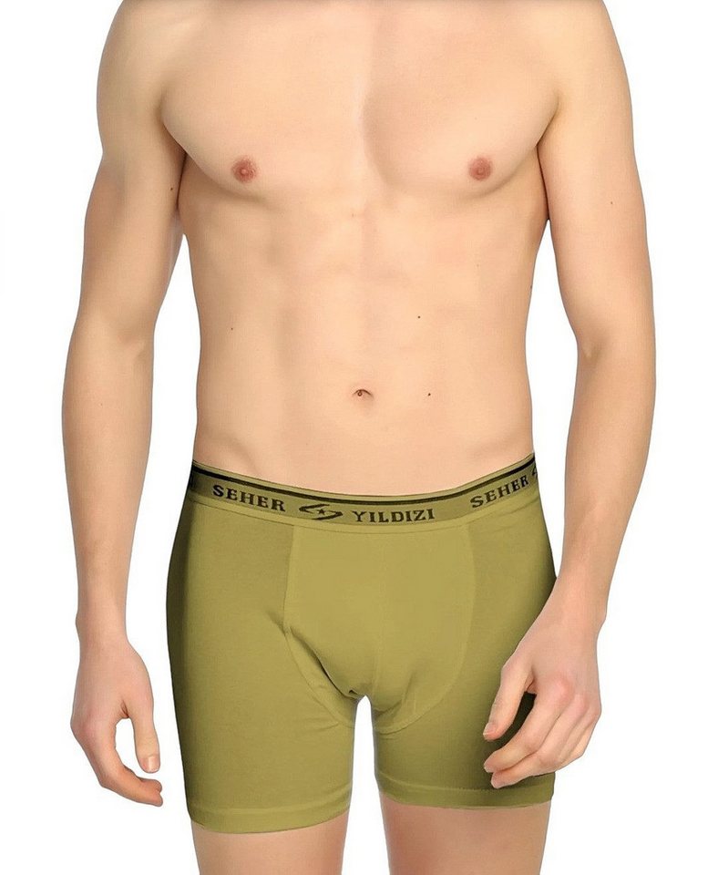 Seher Mensucat Boxershorts Herren Boxershorts 5er Pack Retroshorts Basic Slips Unterwäsche (Packung, 5er Pack) elastisches Lycra-Gewebe von Seher Mensucat