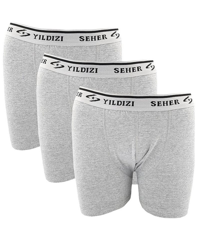 Seher Mensucat Boxershorts Herren Boxershorts 5er Pack Retroshorts Basic Slips Unterwäsche (Packung, 5er Pack) elastisches Lycra-Gewebe von Seher Mensucat