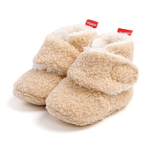 Baby Jungen Mädchen Winter Warme Fleece Stiefel Neugeborene Weiche Sohle Bowknot Erste Wanderschuhe Infant Baby Warme Fleece Booties 6-12M von Sehfupoye