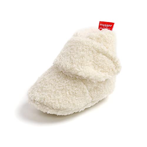 Baby Jungen Mädchen Winter Warme Fleece Stiefel Neugeborene Weiche Sohle Bowknot Erste Wanderschuhe Infant Baby Warme Fleece Booties 6-12M von Sehfupoye