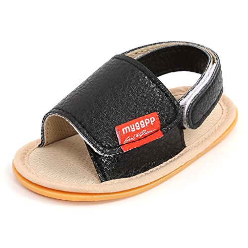 Sehfupoye Baby Sandalen Kleinkind Mädchen Jungen Erste Wanderschuhe Rutschfeste Gummisohle Prewalkers Sommer Open Toe Sandalen Schuhe 6-12M von Sehfupoye