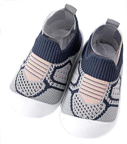 Babyschuhe mit weicher Sohle, rutschfeste Krabbelschuhe aus atmungsaktivem Mesh, Lauflernschuhe Schlupfdesign für 0-3 Jahre von Sehfupoye