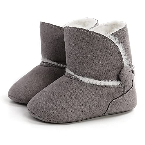 Sehfupoye Baby Mädchen Jungen Turnschuhe Winter Warm Snow Booties Infant First Walking Schuhe 6-12M von Sehfupoye