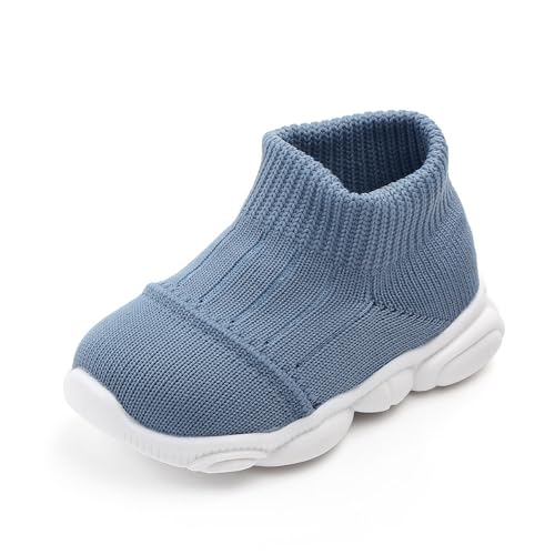 Sehfupoye Baby Sportschuhe Gestrickte Mesh Atmungsaktive Krabbelschuhe mit Leichter Sohle für 0-60 Monate, Sommer, Größe 20-26 von Sehfupoye