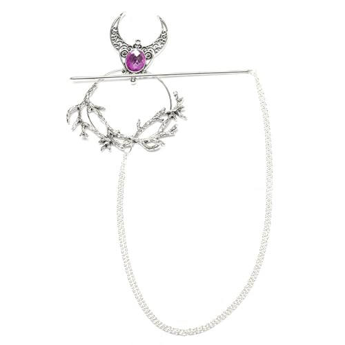 Einzigartiges Hexen-Haarnadel-Verzierungsset, eleganter Haarstab mit magischer Hexe, inspiriert für Versammlungen von Sehuby