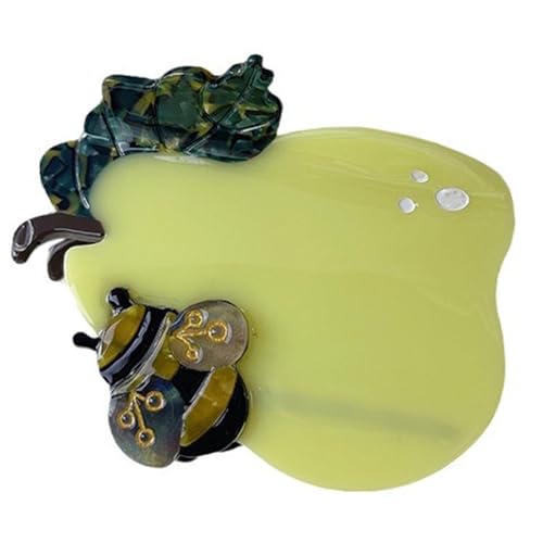 Modische birnenförmige Acetat-Haarspange für Damen, Haarschmuck, Haarschmuck für verschiedene Haartypen von Sehuby