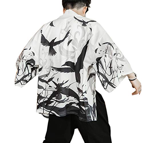 Seidarise Herren Haori Jacke Kimono Cardigan Yukata Noragi - - Groß von Seidarise