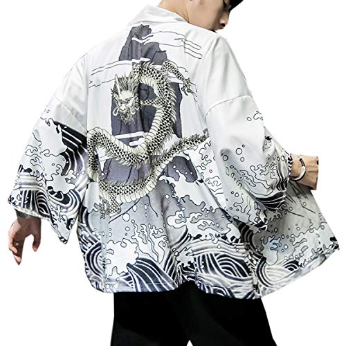 Seidarise Herren Haori Jacke Kimono Cardigan Yukata Noragi Happi Coat - - Mittel von Seidarise