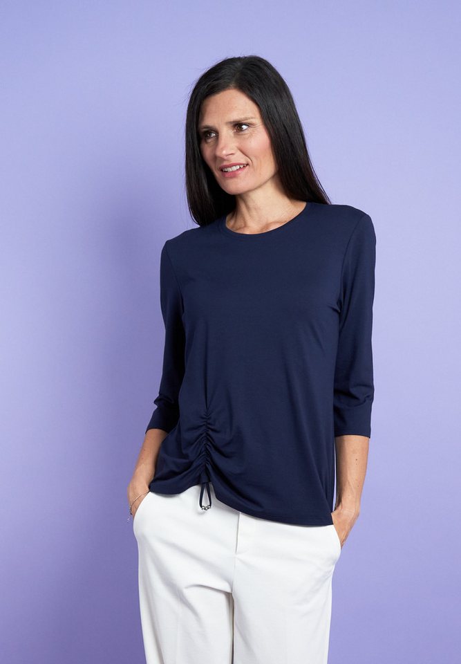 Seidel Moden 3/4-Arm-Shirt mit Raff-Detail vorne - MADE IN GERMANY von Seidel Moden