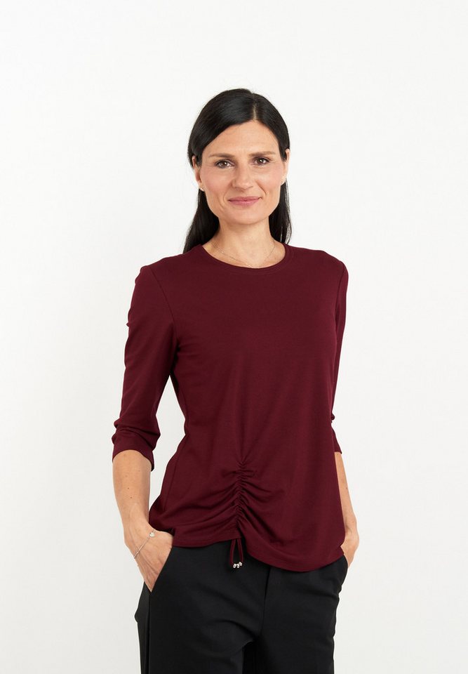 Seidel Moden 3/4-Arm-Shirt mit Raff-Detail vorne - MADE IN GERMANY von Seidel Moden