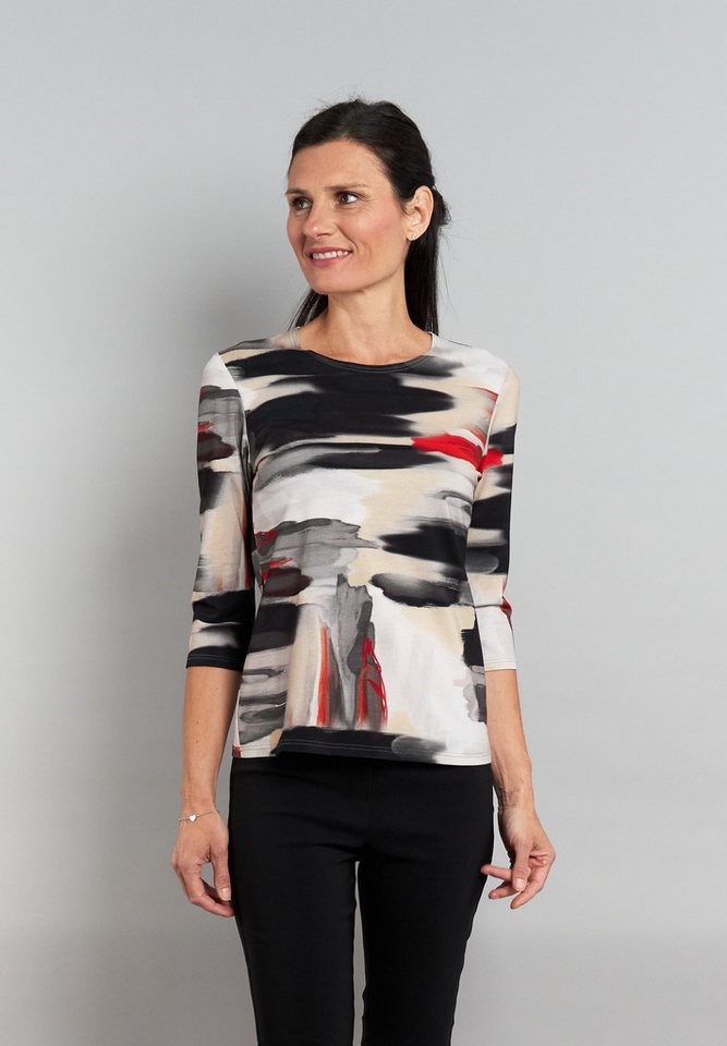 Seidel Moden 3/4-Arm-Shirt mit grafischem Muster - MADE IN GERMANY von Seidel Moden