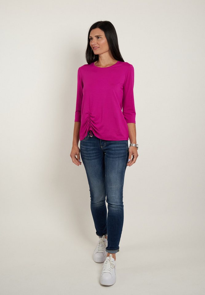 Seidel Moden 3/4-Arm-Shirt mit Raff-Detail vorne - MADE IN GERMANY von Seidel Moden