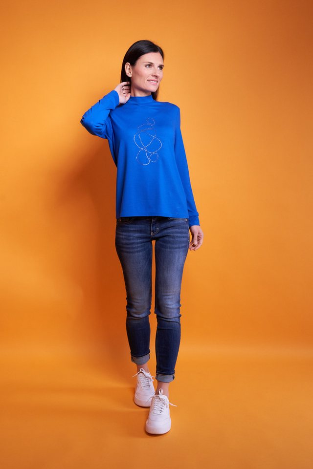 Seidel Moden Langarmshirt mit Glitzersteinen, MADE IN GERMANY von Seidel Moden