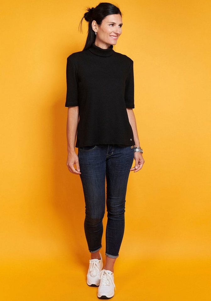 Seidel Moden Rollkragenshirt mit gerippter Struktur, MADE IN GERMANY von Seidel Moden