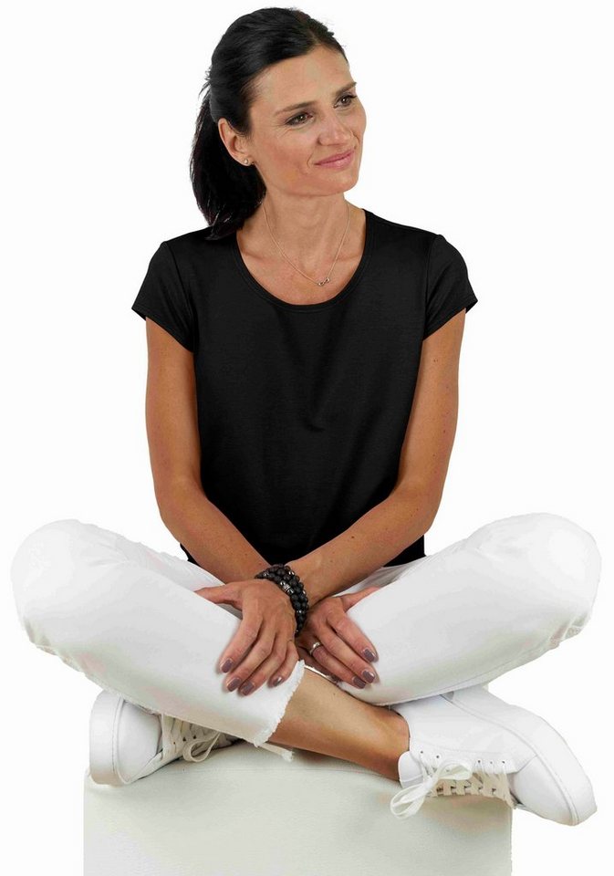 Seidel Moden T-Shirt mit Kappenärmel, MADE IN GERMANY von Seidel Moden