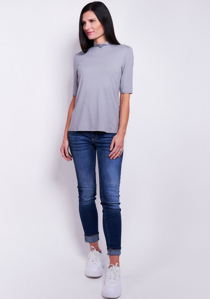 Seidel Moden Stehkragenshirt im hüftlangen Schnitt, MADE IN GERMANY von Seidel Moden