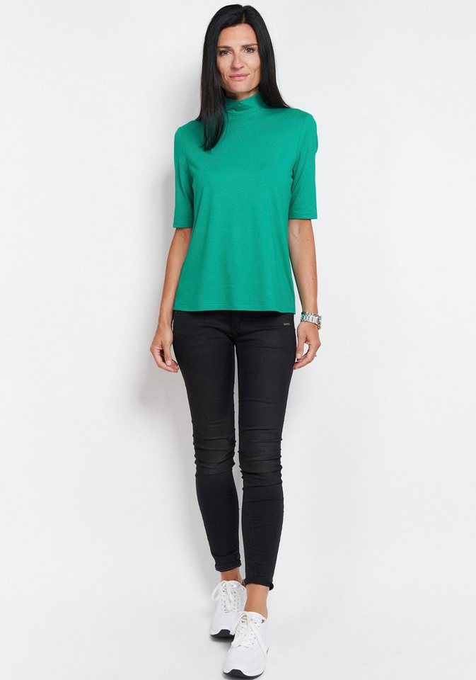 Seidel Moden Stehkragenshirt im hüftlangen Schnitt, MADE IN GERMANY von Seidel Moden